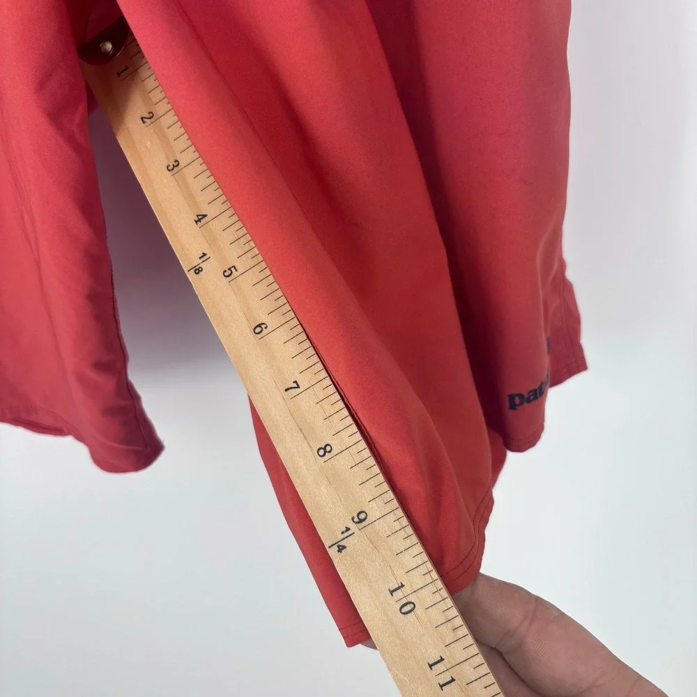 Patagonia Hydropeak Boardshorts Mens 38 Red Navy Swim Trunks Surf Beachwear